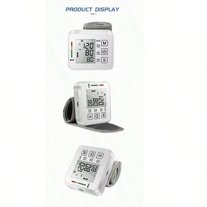 Ahorra un 50% - Monitor electrónico de presión arterial de muñeca con pantalla LCD