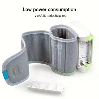 🔥جهاز قياس ضغط الدم الرقمي للمعصم - شاشة LCD، صوت، حقيبة محمولة